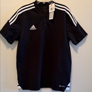 New men’s Adidas Black Polo